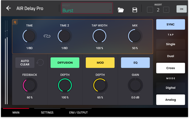 delay pro software gui