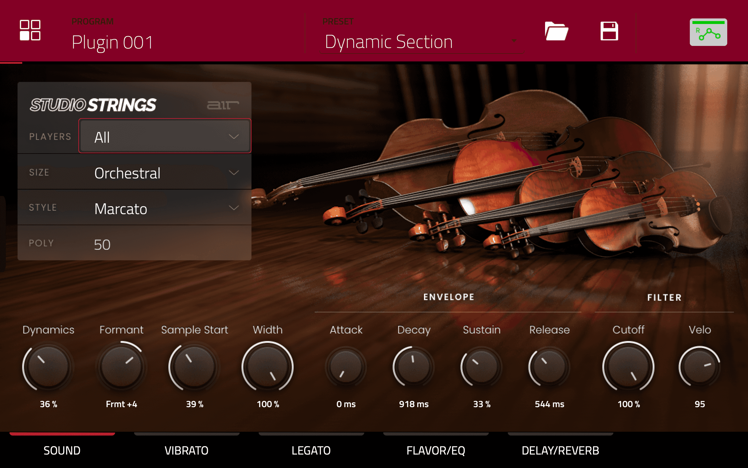 dynamic section players